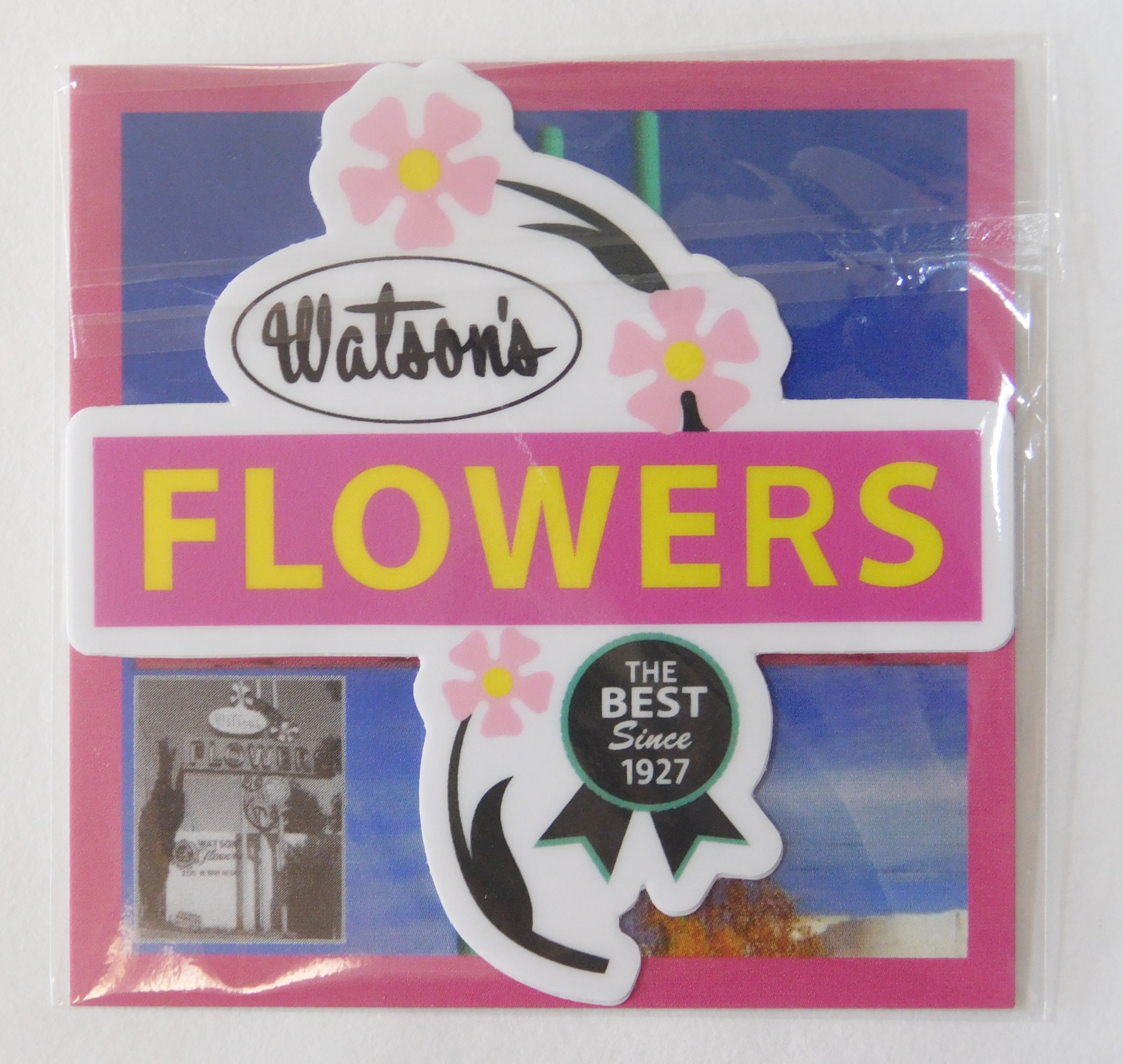 Watson's Flowers Shop Sticker